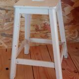 Vintage kitchen stool with handle