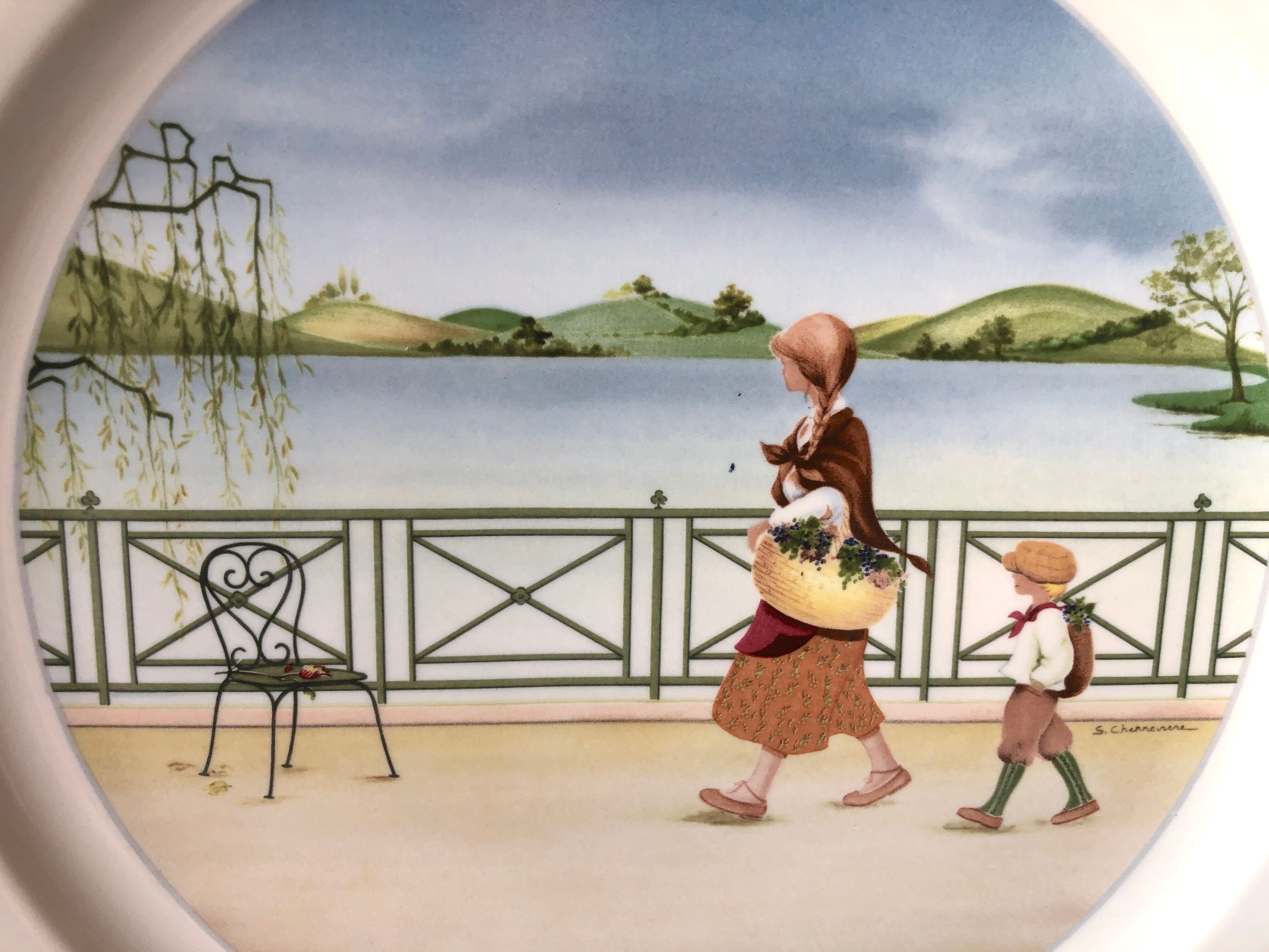 Villeroy et Boch collection plate - Autumn Season - Sabine Chennevière