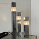 Very Mid-Century Modernist Architectural Sciolari Cubic Table Lamp by Gaet