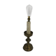 Antique lamp with brass base