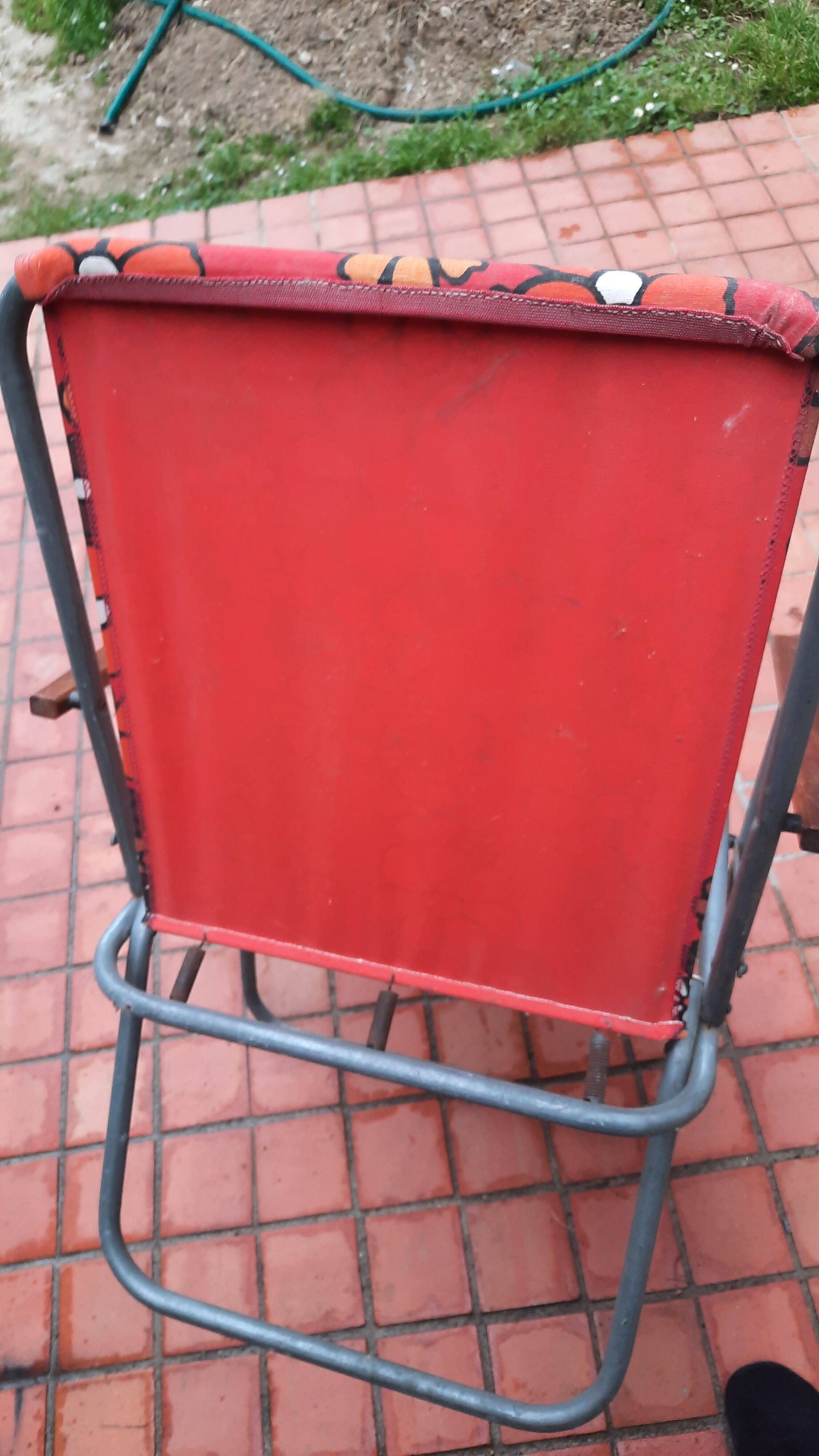 Pair of camping folding chairs