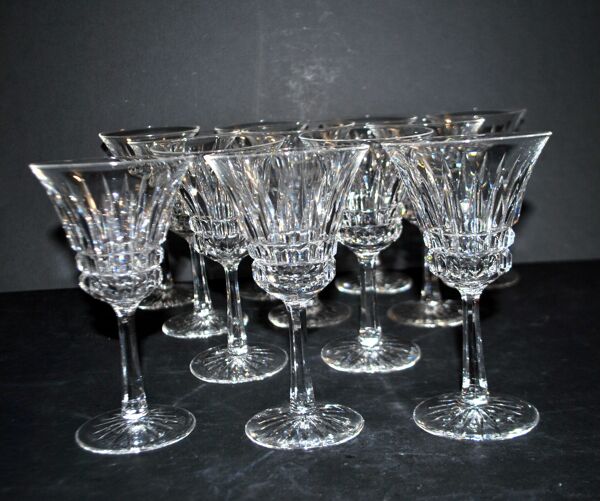 Villeroy Boch lot de 12 verres à vin en cristal taillé – modèle Royal VB H14.5cm