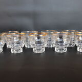Set of 10 glasses