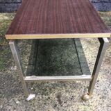 Side table with swivel tray