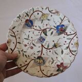 Set of 4 old polychrome plates