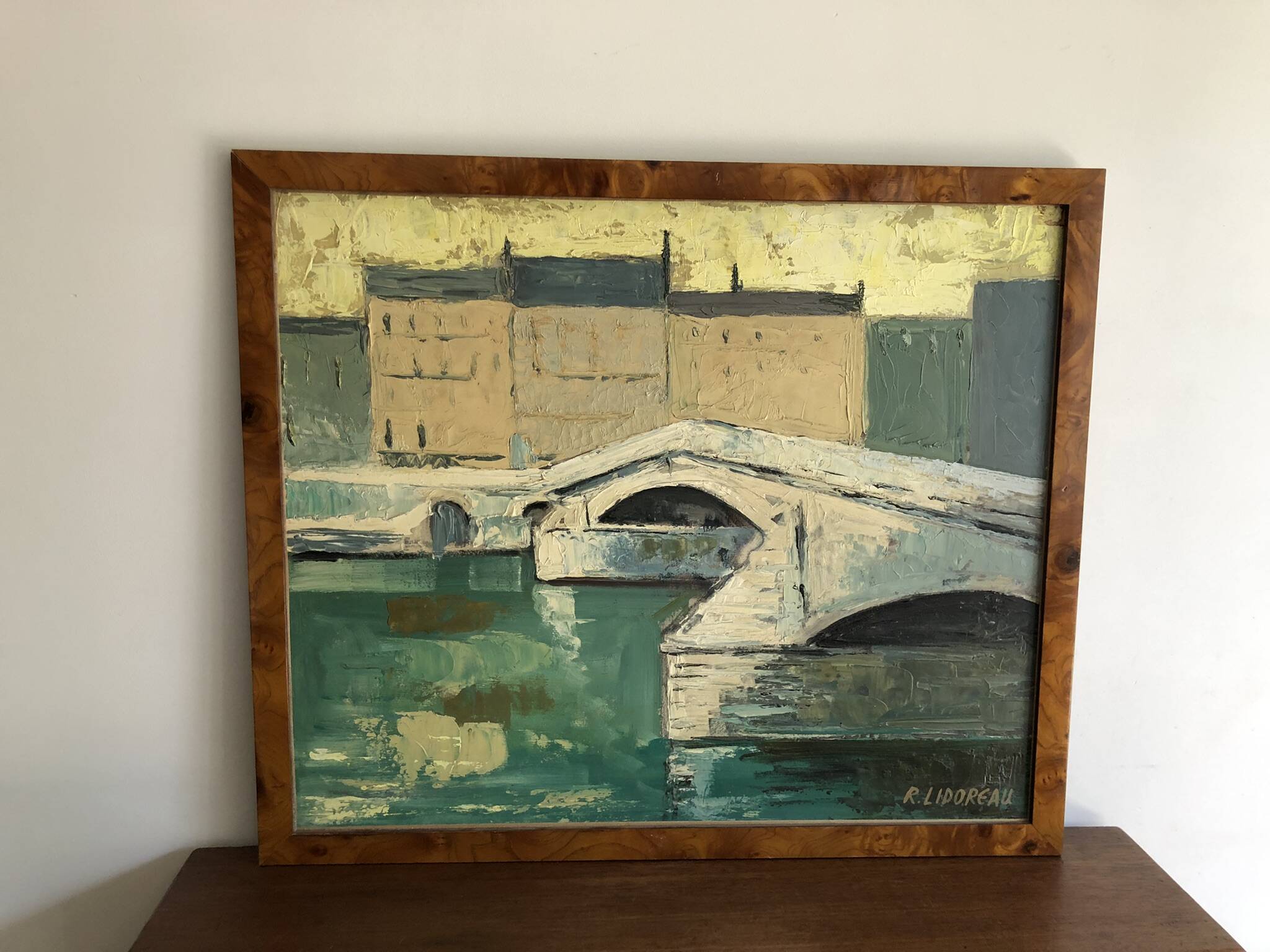 R. Lidoreau The new bridge, Paris