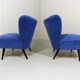Set of 2 cocktail chairs, 1960's