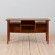 Danish mid century modern teak desk in teak with 4 drawers, 1960s