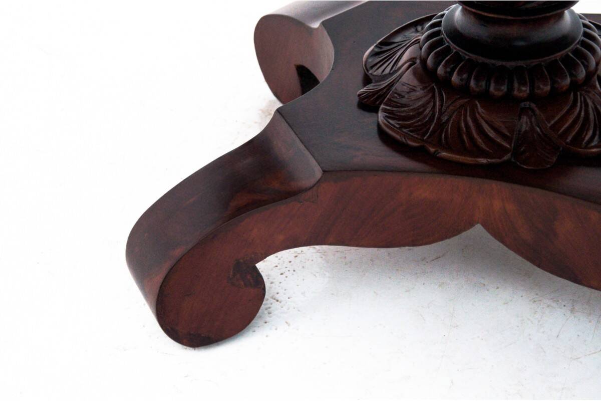 Antique center table, Northern Europe, late 19th century.