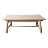 Large farm table by Georges Robert in solid pine