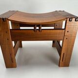 Wooden Stools attributed to Giuseppe Rivadossi for Officina Rivadossi, Italy, 1970s, Set of 2