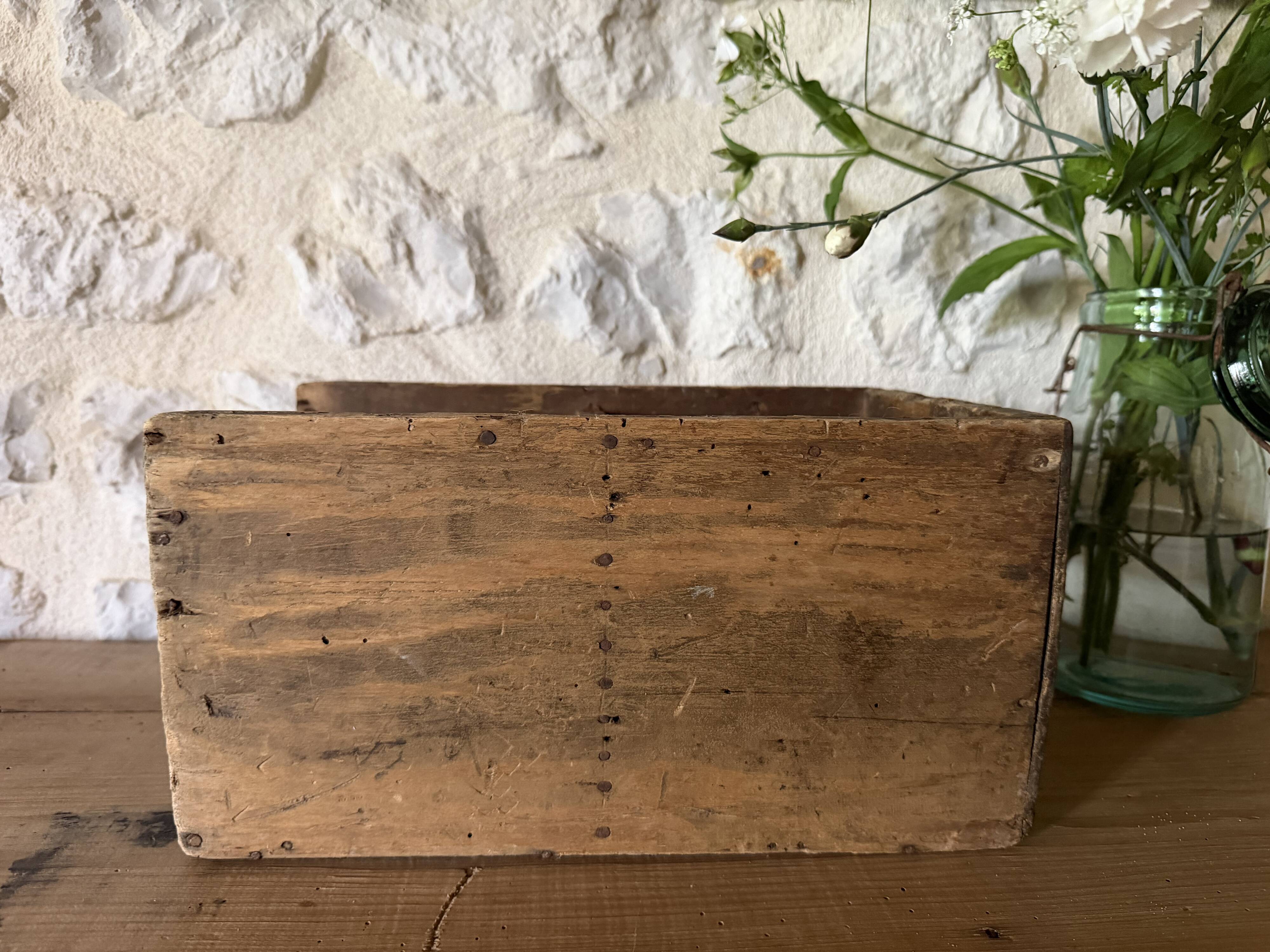Wooden craft box