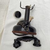 Old phone BCI model 1924 in metal and bakelite