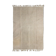 Beige jute and cotton rug 160 x 230 cm