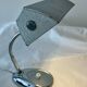 1960s steel and chrome desk lamp