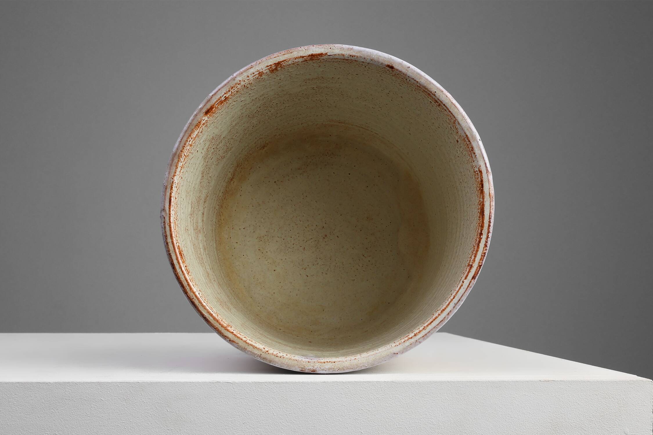 Signed Perignem Ceramic Vase, Belgium, circa 1960