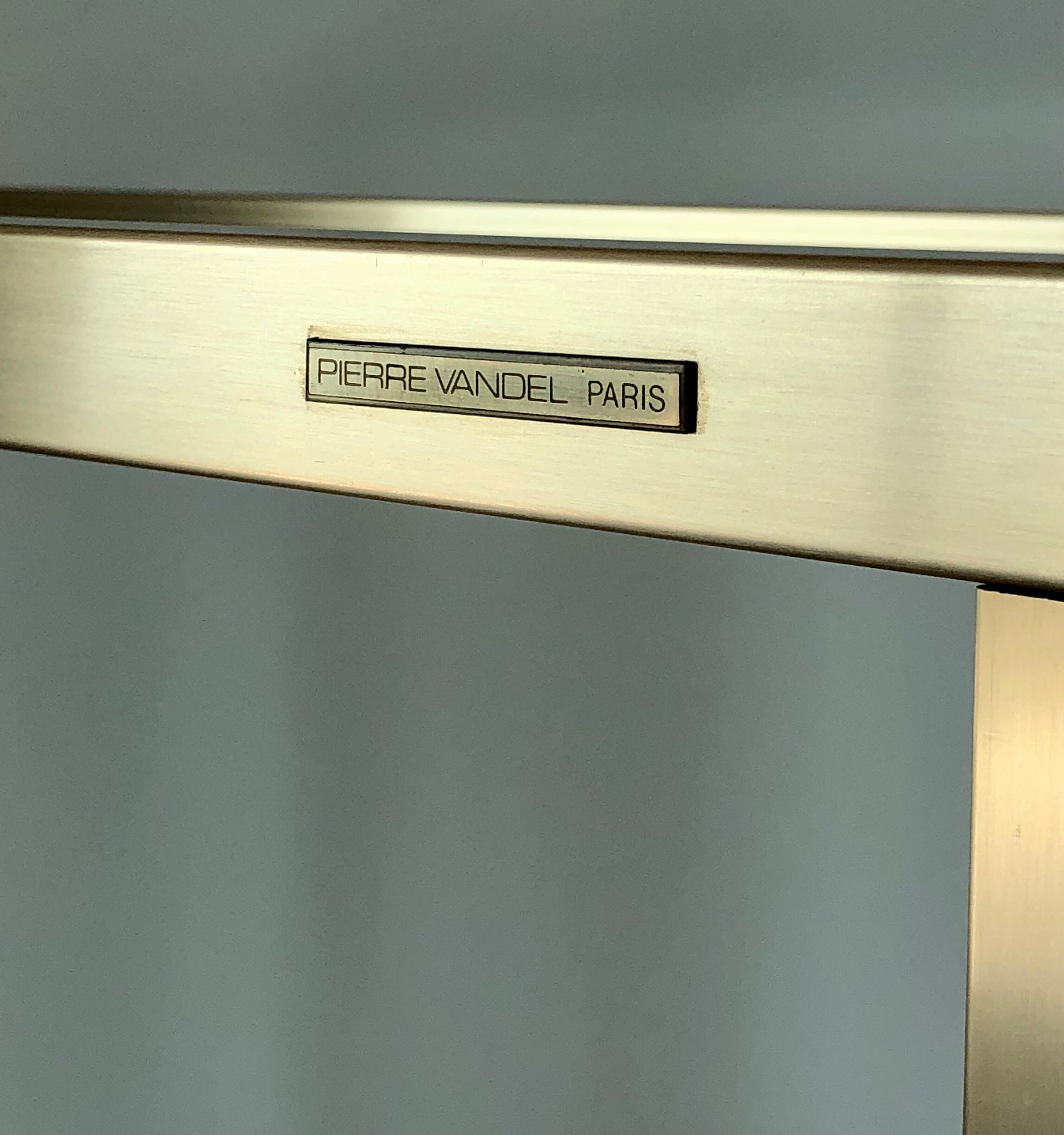 Golden shelf by Pierre Vandel, France 1970s