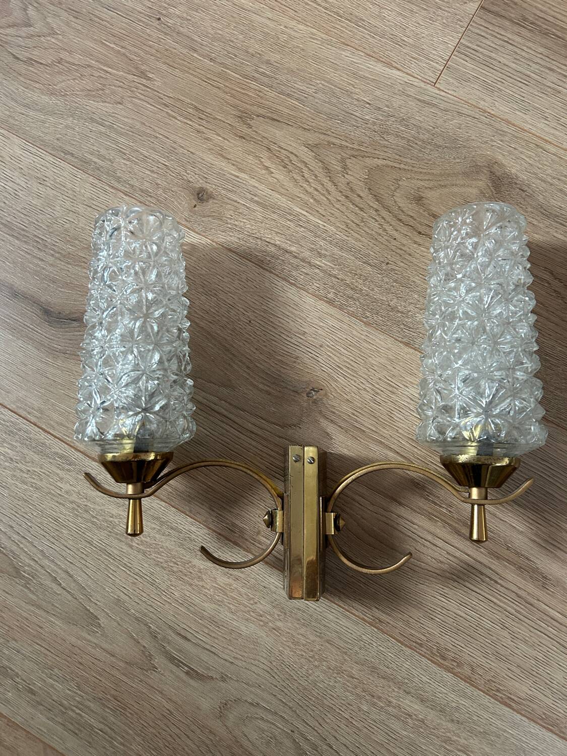 Pair of 50's 60's wall lights