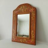 Vintage hand painted wooden mirror 46*30