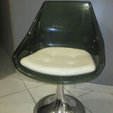Set table and 6 tulip chairs Roche Bobois 1970
