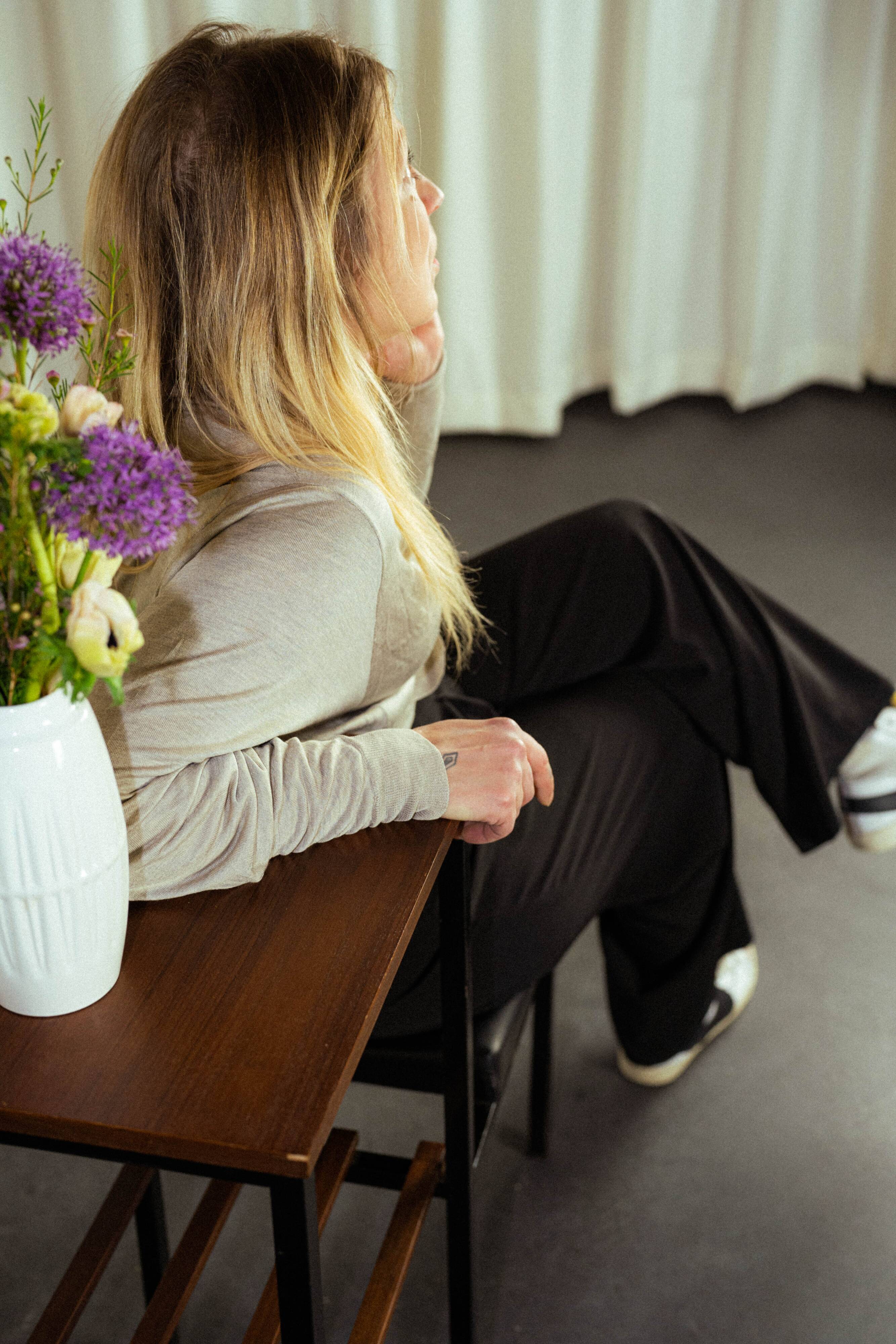 Vintage telephone table