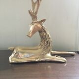 Vintage brass deer