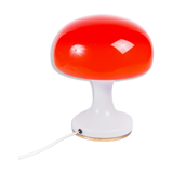 M2 red desk lamp and white Vintage OPP Jihlava