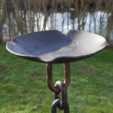 Original brutalist art chain link ashtray