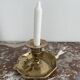 Vintage, hand candle holder, cellar rat, brass, gold, gold, handle, 50s, decoration, shabby chic