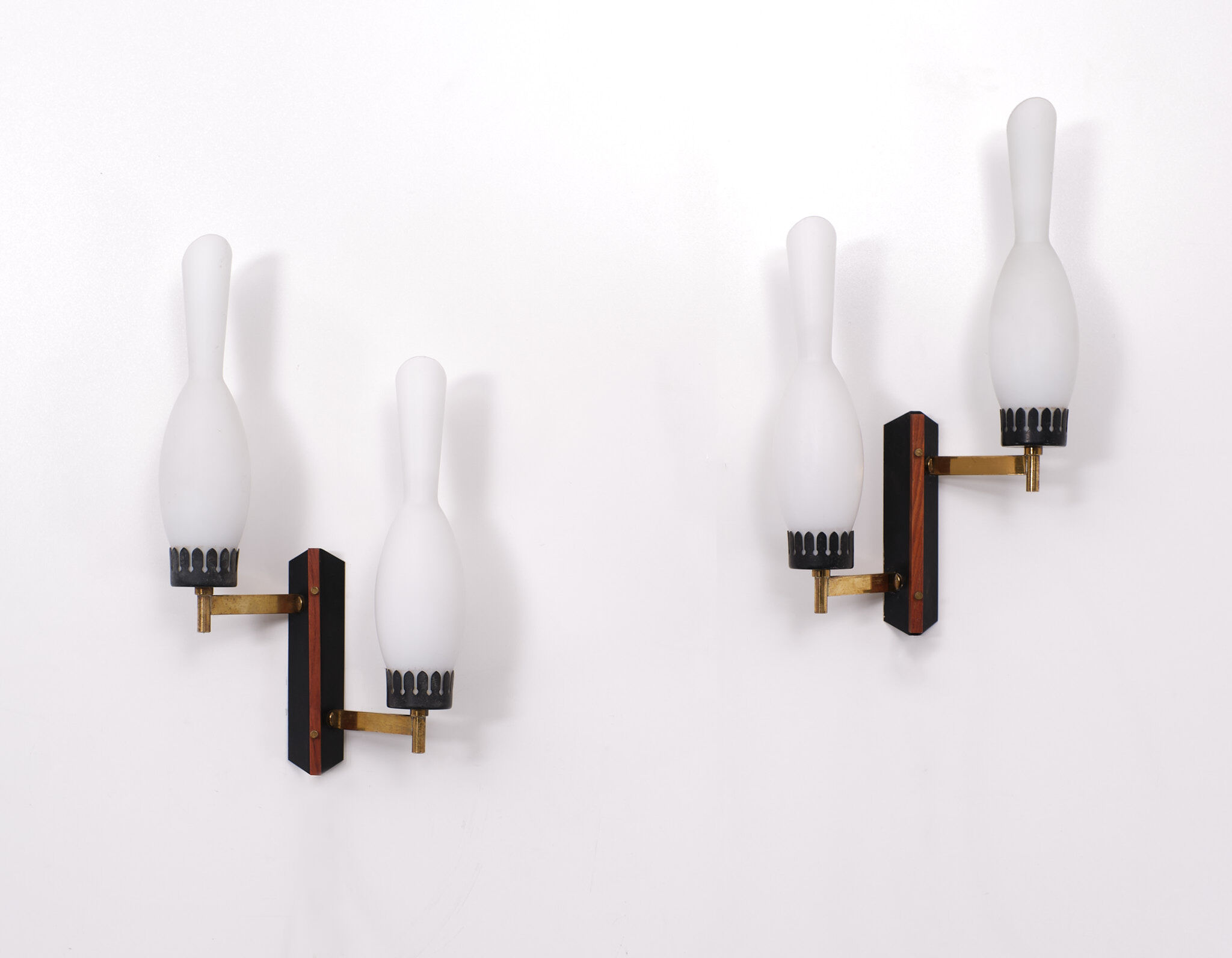 Two Wall Lights Italian, 1950s