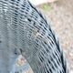 3 vintage rattan armchairs, adult size, 1960s