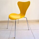 Chaise Design Series 7™ - Arne Jacobsen - Frêne Coloré Jaune - Pieds Chromé