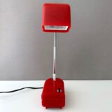 70's desk lamp, table lamp "Briloner Leuchte", telescopic lamp, travel lamp, vintage interior.