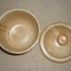 Covered sugar bowl in stoneware CNP Village France
