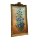Tableau fleurs bleues