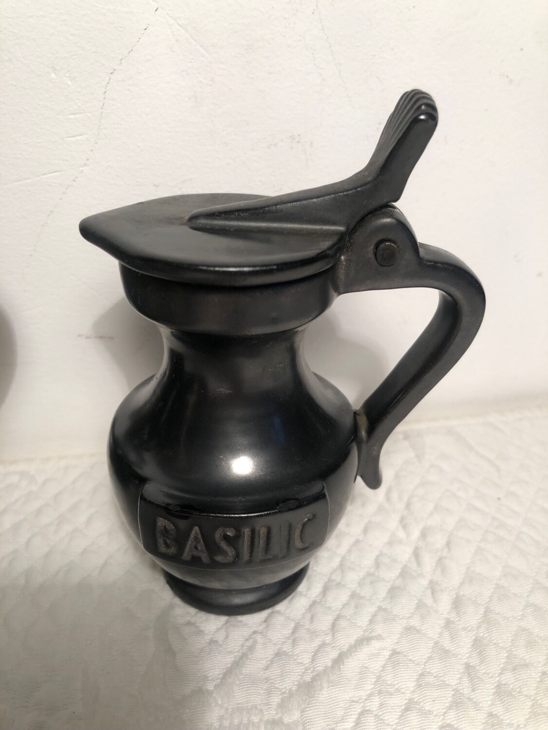 Set of vintage ceramic pitchers