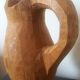 Early 20th century raw wood pitcher