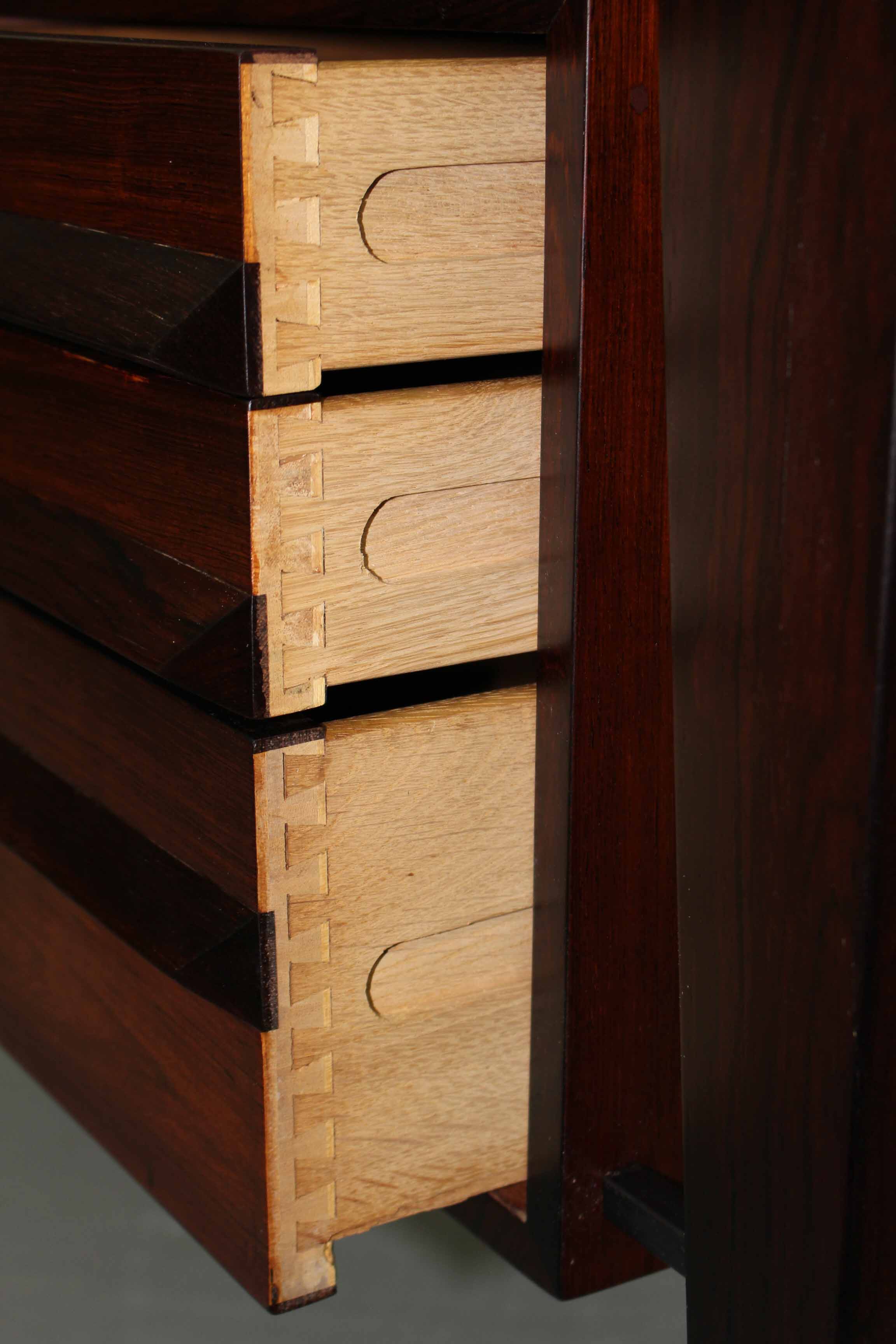 Bureau en palissandre du milieu du siècle par Kai Kristiansen