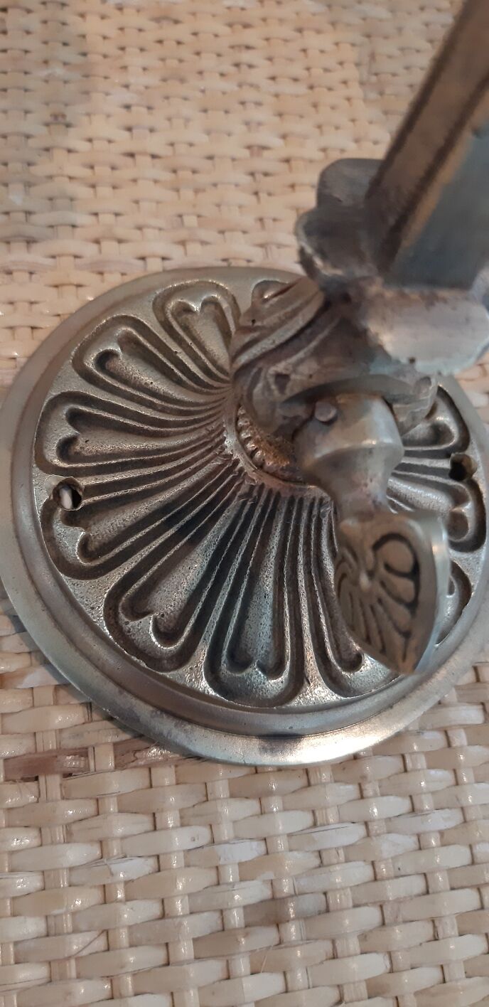 Bronze wall sconce with tulip 19th century