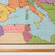 Carte historique de l'Europe vers 1812, Belgique, années 1950
