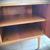 Scandinavian design sideboard in oak and mahogany
