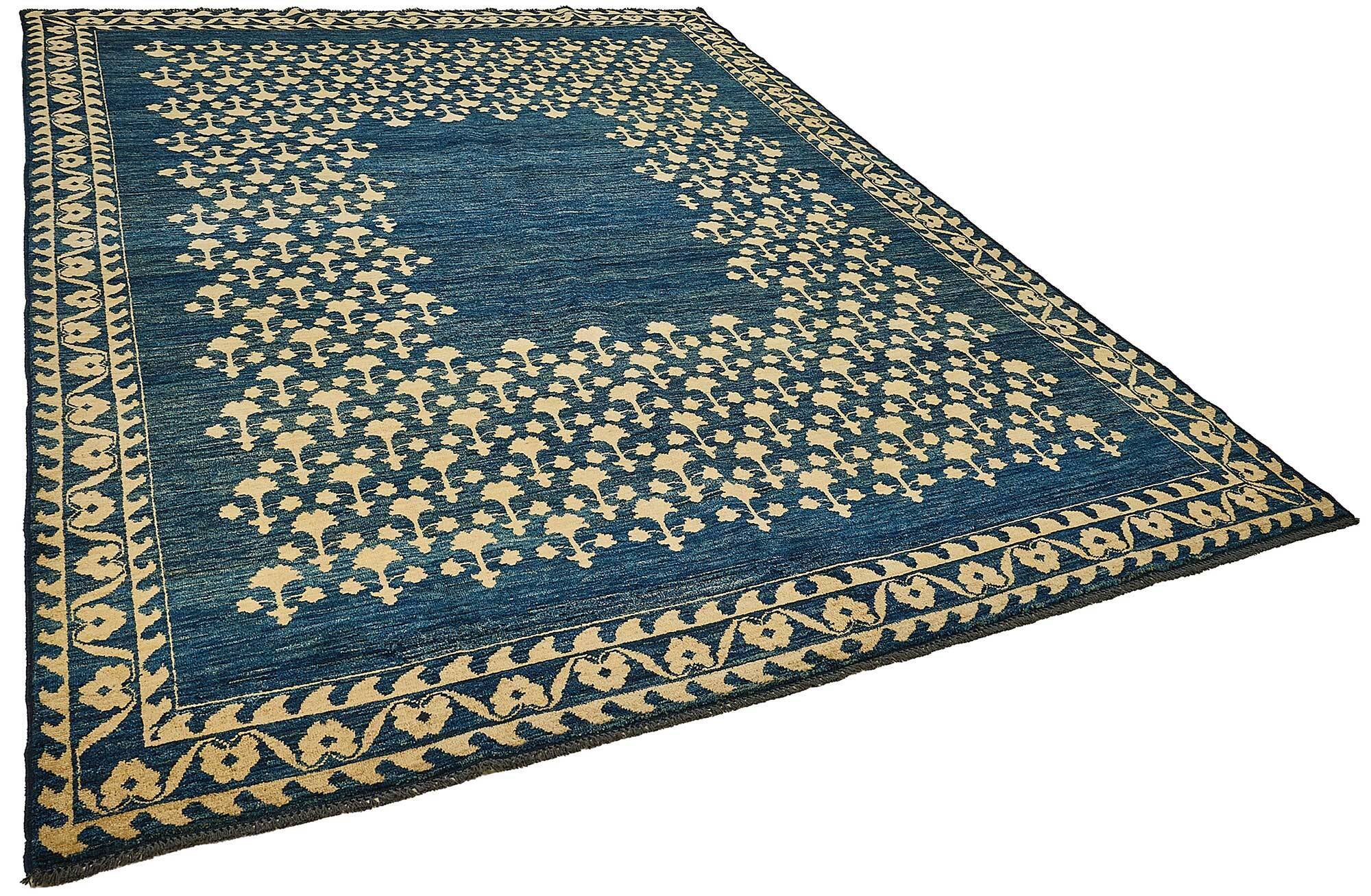 Turkish Handknotted Wool Oushak Rug 253 cm x 344 cm