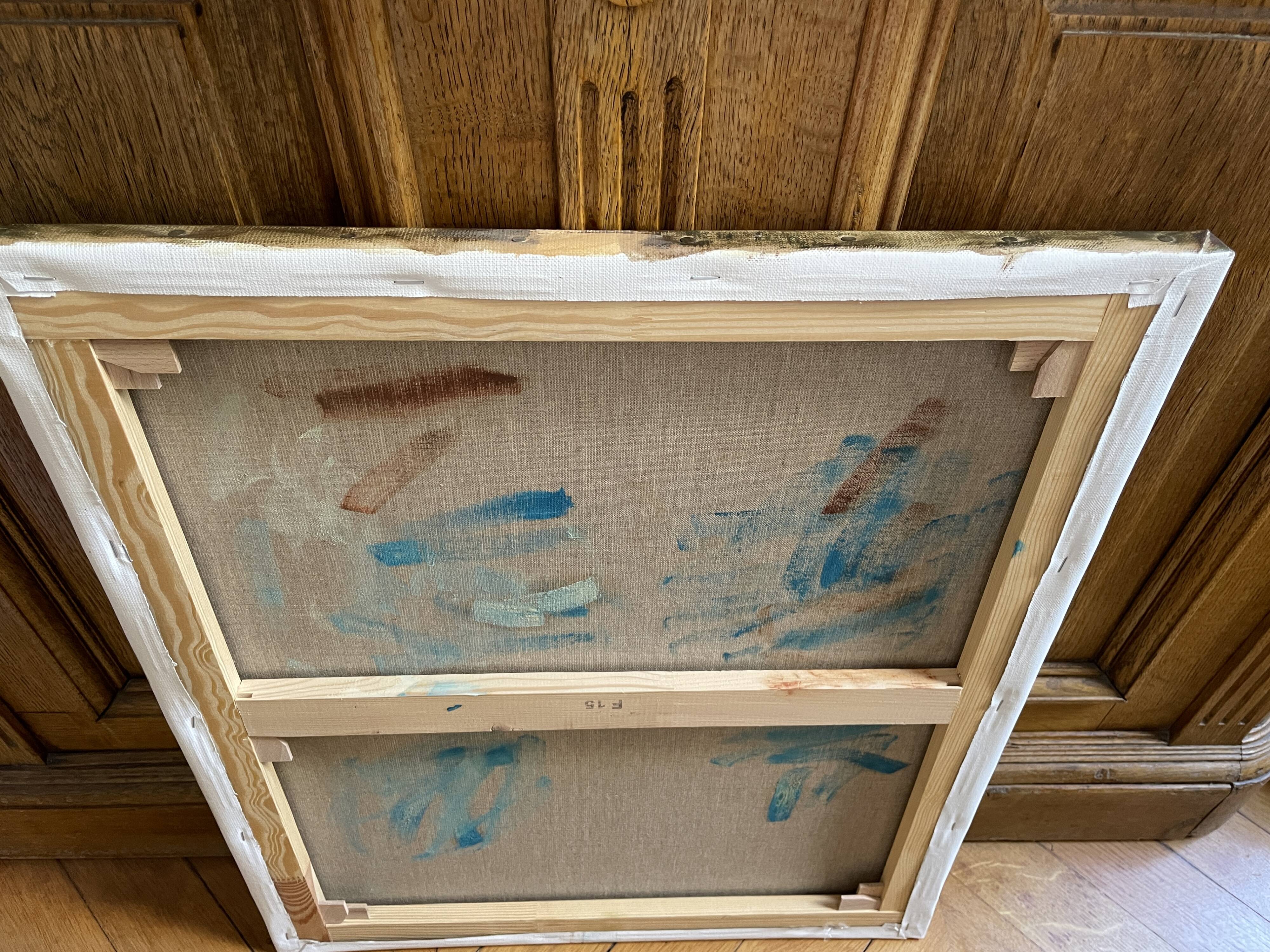 Oil on canvas portrait of a woman