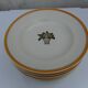 Six porcelain hollow plates