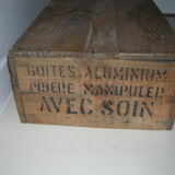 Nestlé wooden crate