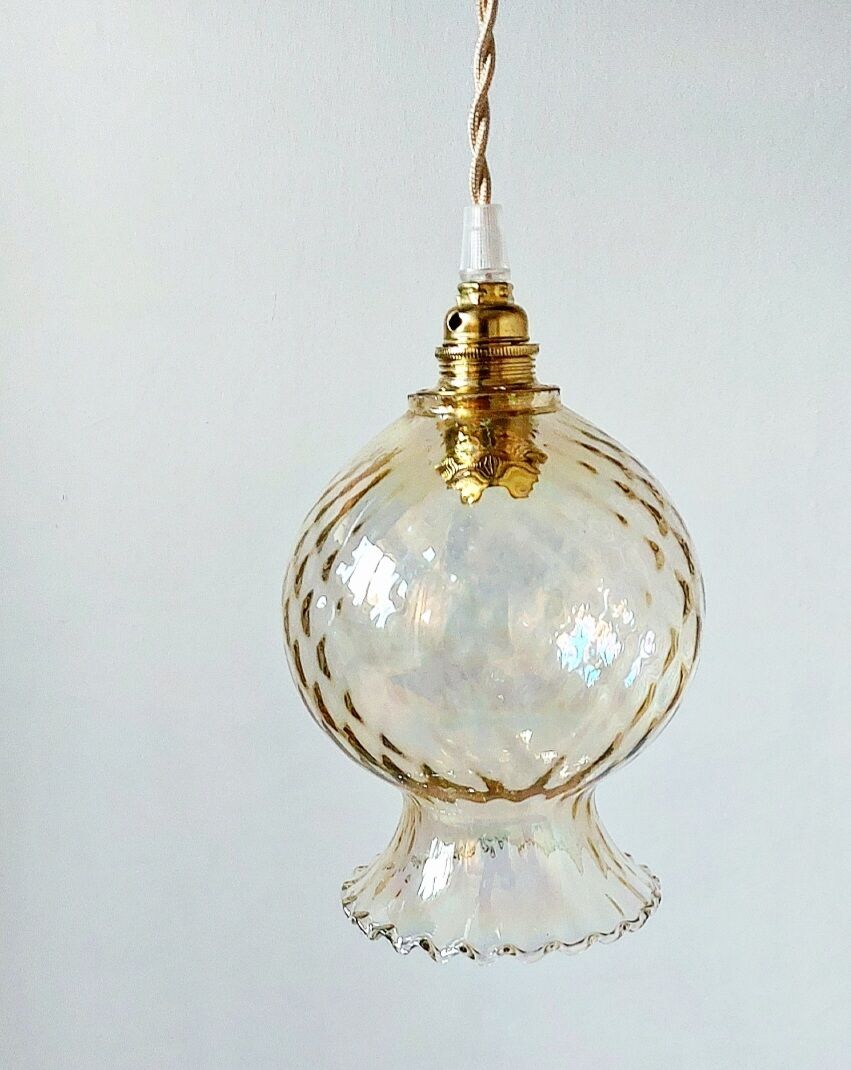 Baladeuse vintage irisée