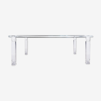 Table plexiglas & verre