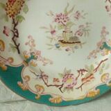 Sarreguemines earthenware plate, Minton decor, model n° 248 8