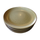 6 French stoneware dessert plates in very good condition