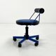 Chaise de bureau ajustable bleu de Bieffeplast, 1980